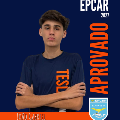 João Gabriel — Aprovado na EPCAR