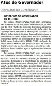 Soldado PM: 5.400 vagas aprovadas em 2023